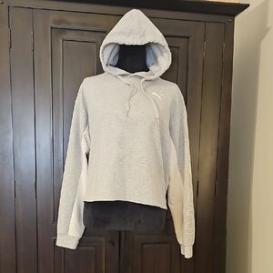Puma Light Gray Women's Hoodie